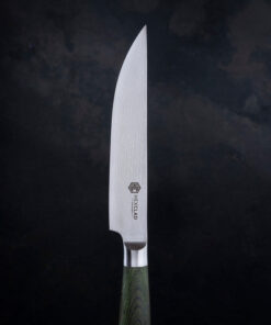 Alternative view of Damascus Steel Steak Knife Set, 8-pc (Green)