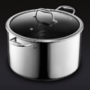 Hybrid Stock Pot with Lid, 12-Qt
