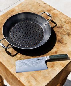 Alternative view of HexClad BBQ Grill Pan + Meat Cleaver Bundle