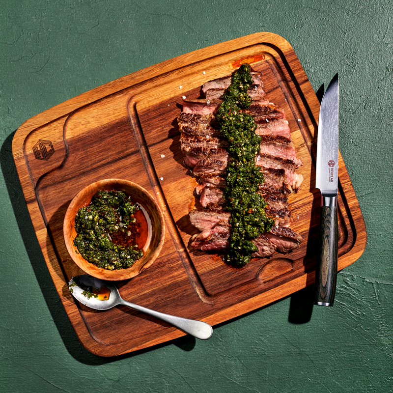 Steak Knife & Bistecca Plate Set, 8-pc (Espresso) - Image 6