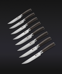 Alternative view of Steak Knife & Bistecca Plate Set, 16-pc (Espresso)
