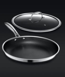 Hybrid Fry Pan with Lid, 12″