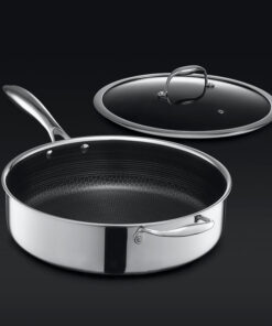 Hybrid Deep Saut?? Pan with Lid, 5.5-Qt
