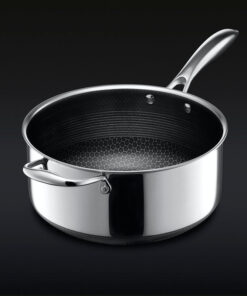 Alternative view of Hybrid Saucepan with Lid, 5-Qt