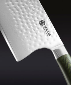 Alternative view of Damascus Steel Cleaver, 7″