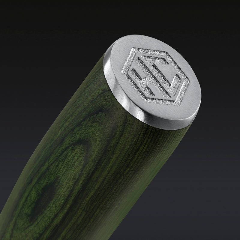 Damascus Steel Serrated Bread Knife, 8″ - Image 3