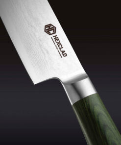 Alternative view of Damascus Steel Santoku Knife, 7″