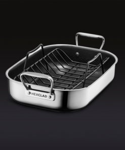 Alternative view of Small Hybrid Roasting Pan with Rack